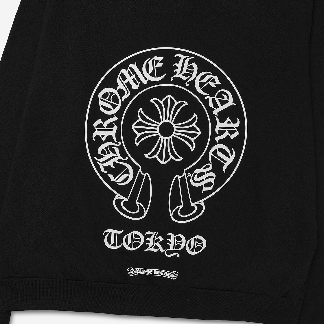Chrome Hearts Horseshoe Fleece Hoodie Zip-Up Black Tokyo Exclusive